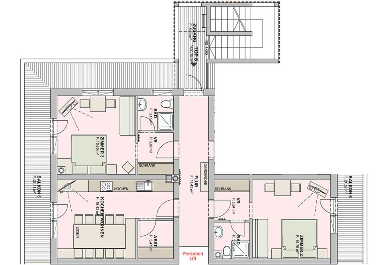 Aparthotel Brandtnerhof Betriebe Waidring Exterior foto